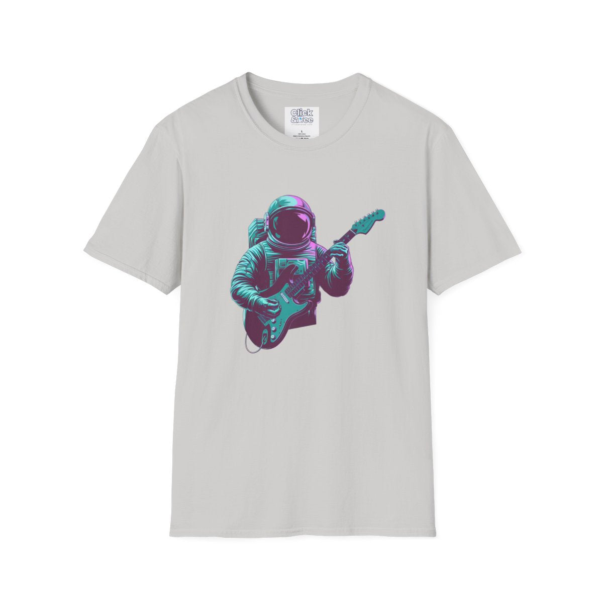 SynthwaveRetro-Futuristic Astronaut Unique T-Shirt Image 5