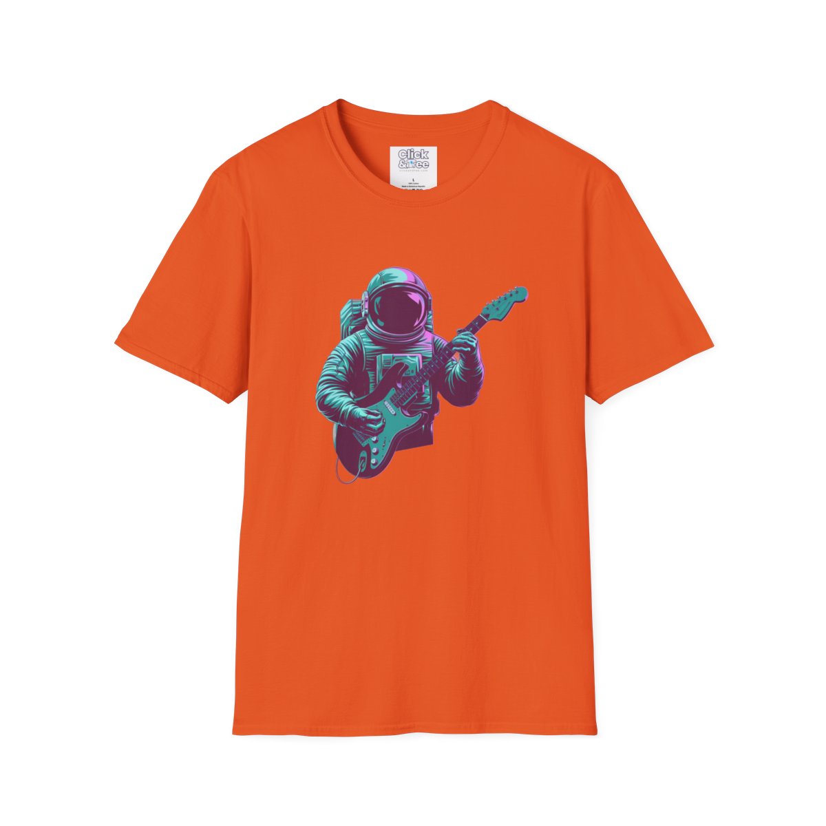 SynthwaveRetro-Futuristic Astronaut Unique T-Shirt Image 9