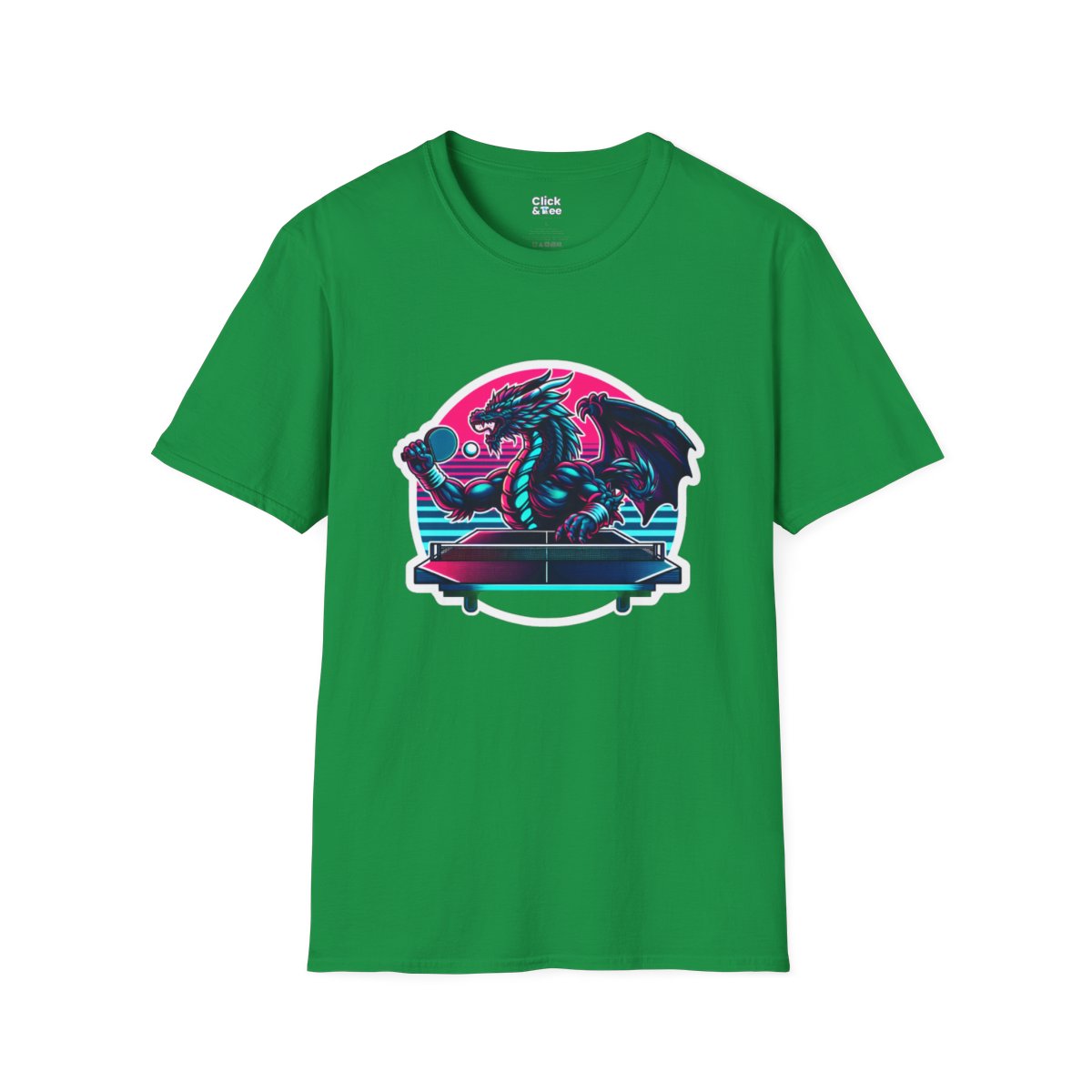SynthwaveDragon Unique T-Shirt Image 12