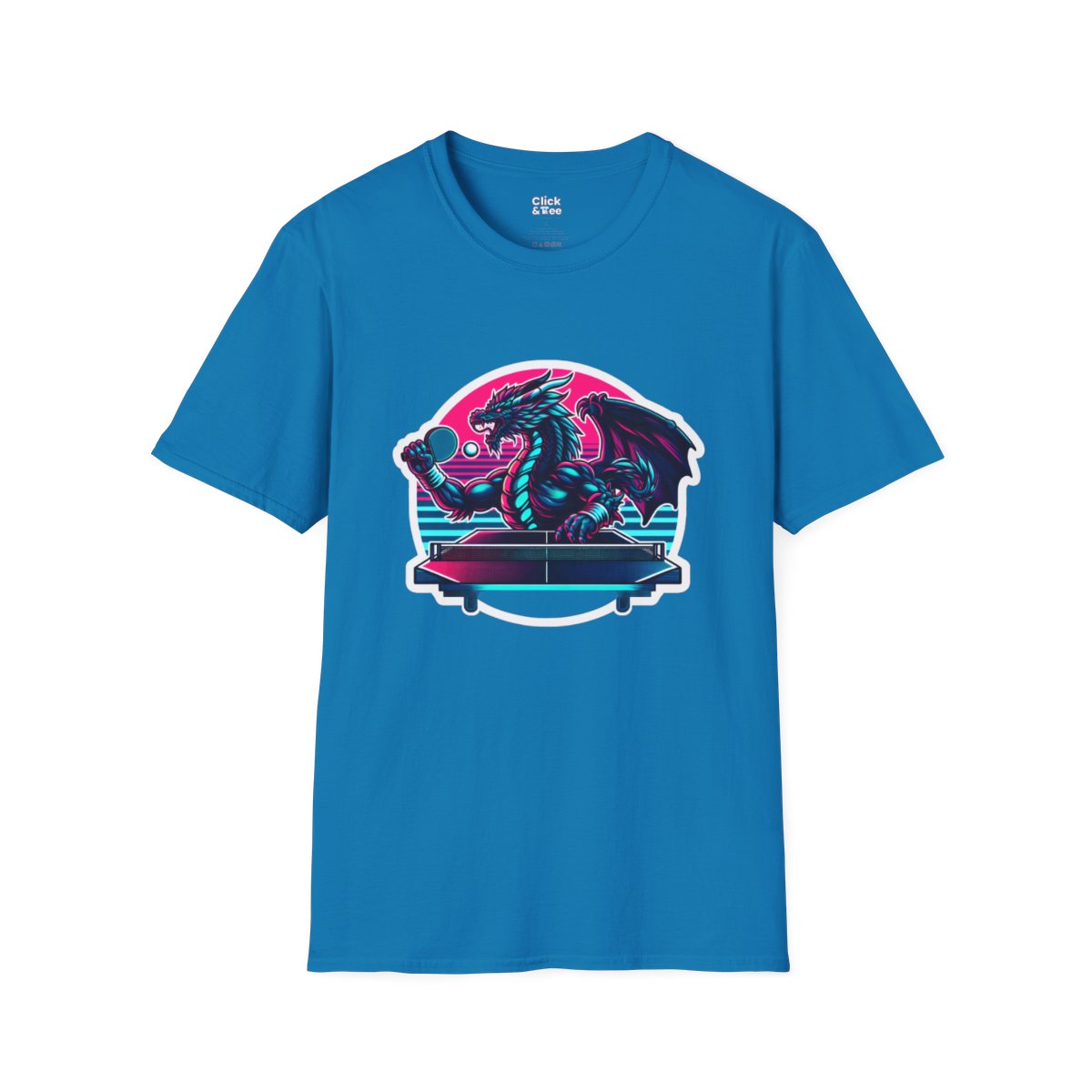 SynthwaveDragon Unique T-Shirt Image 15