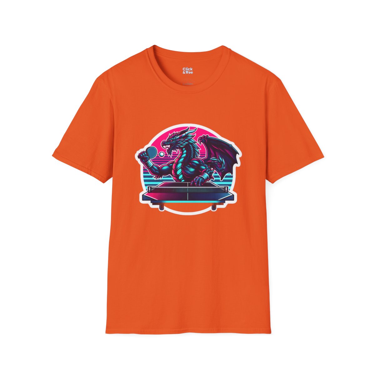 SynthwaveDragon Unique T-Shirt Image 9