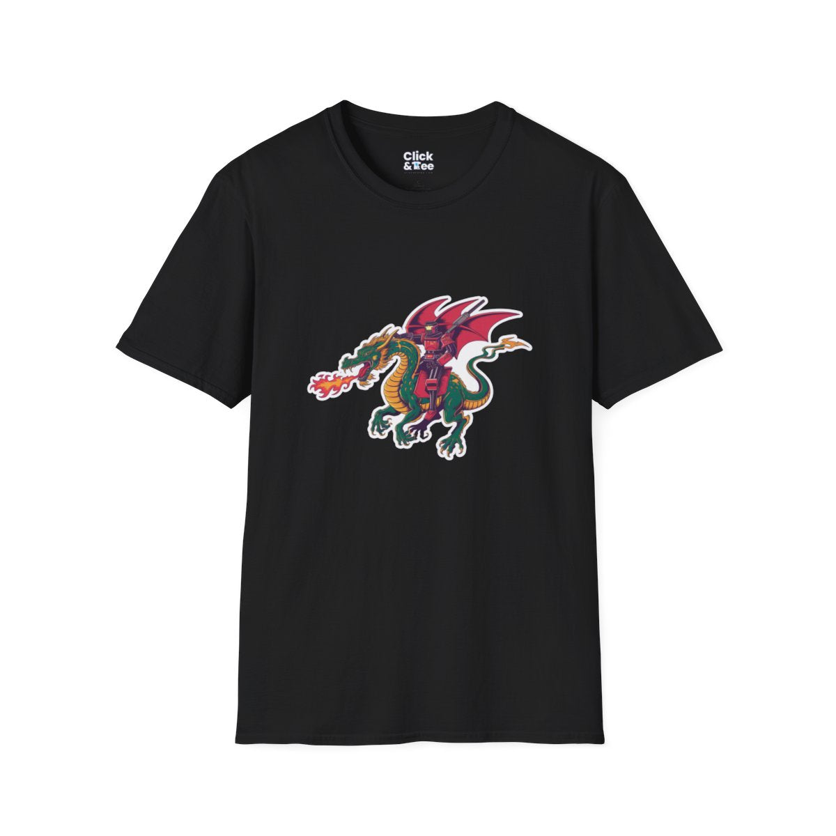 SynthwaveRobot Rebel Unique T-Shirt Image 3