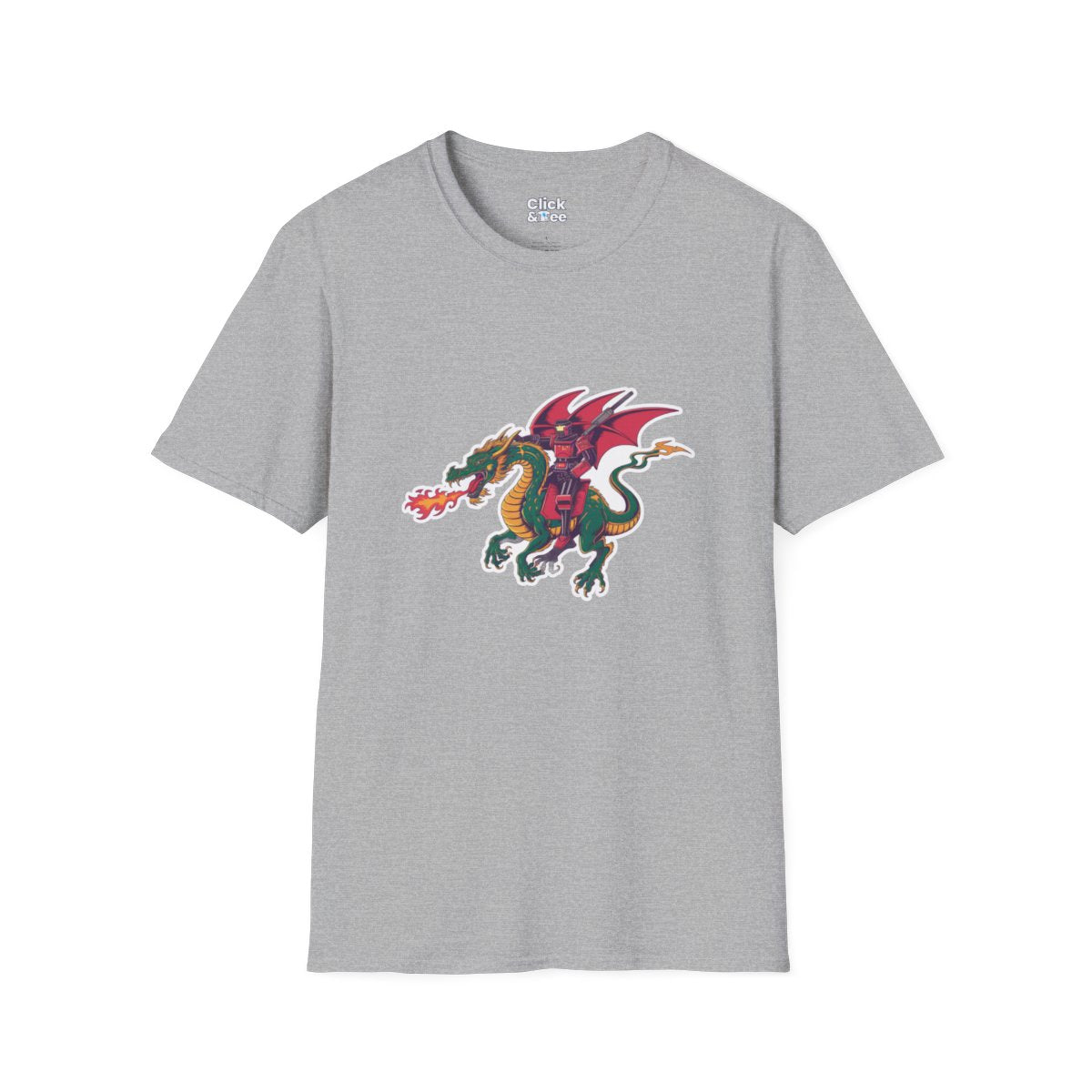 SynthwaveRobot Rebel Unique T-Shirt Image 2