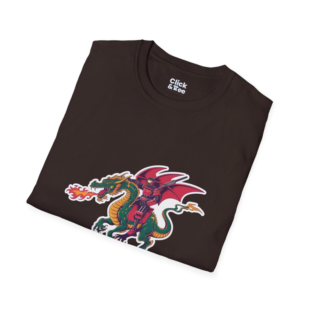 SynthwaveRobot Rebel Unique T-Shirt Image 1