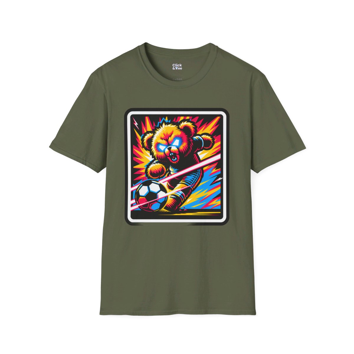 SynthwaveTeddy Bear Unique T-Shirt Image 11