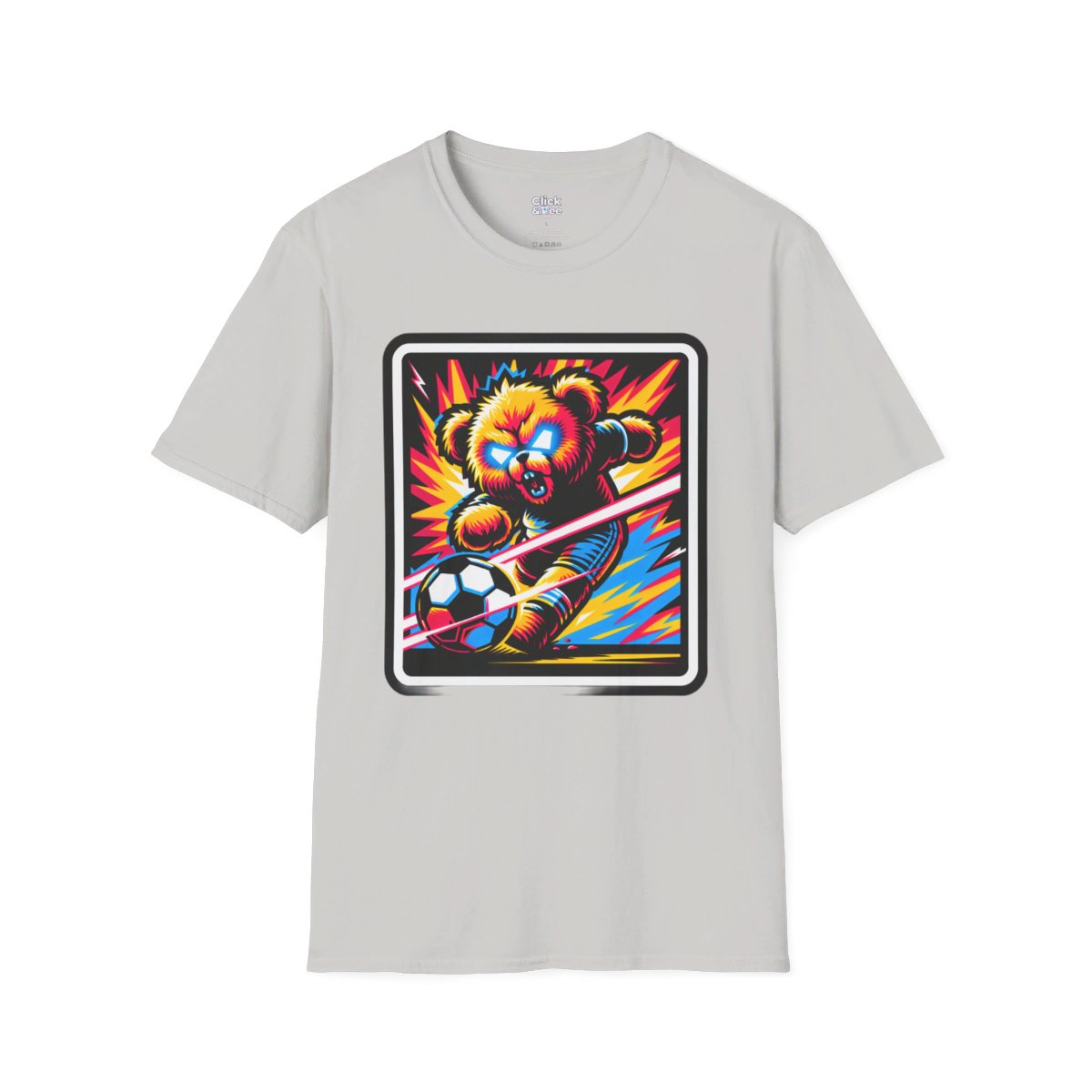 SynthwaveTeddy Bear Unique T-Shirt Image 5