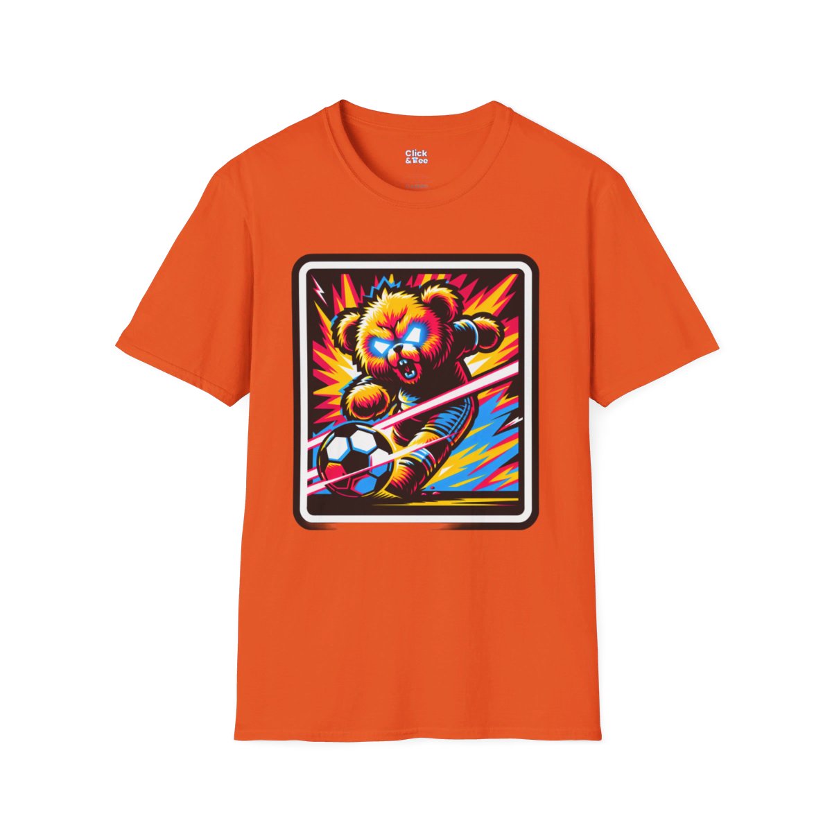 SynthwaveTeddy Bear Unique T-Shirt Image 9