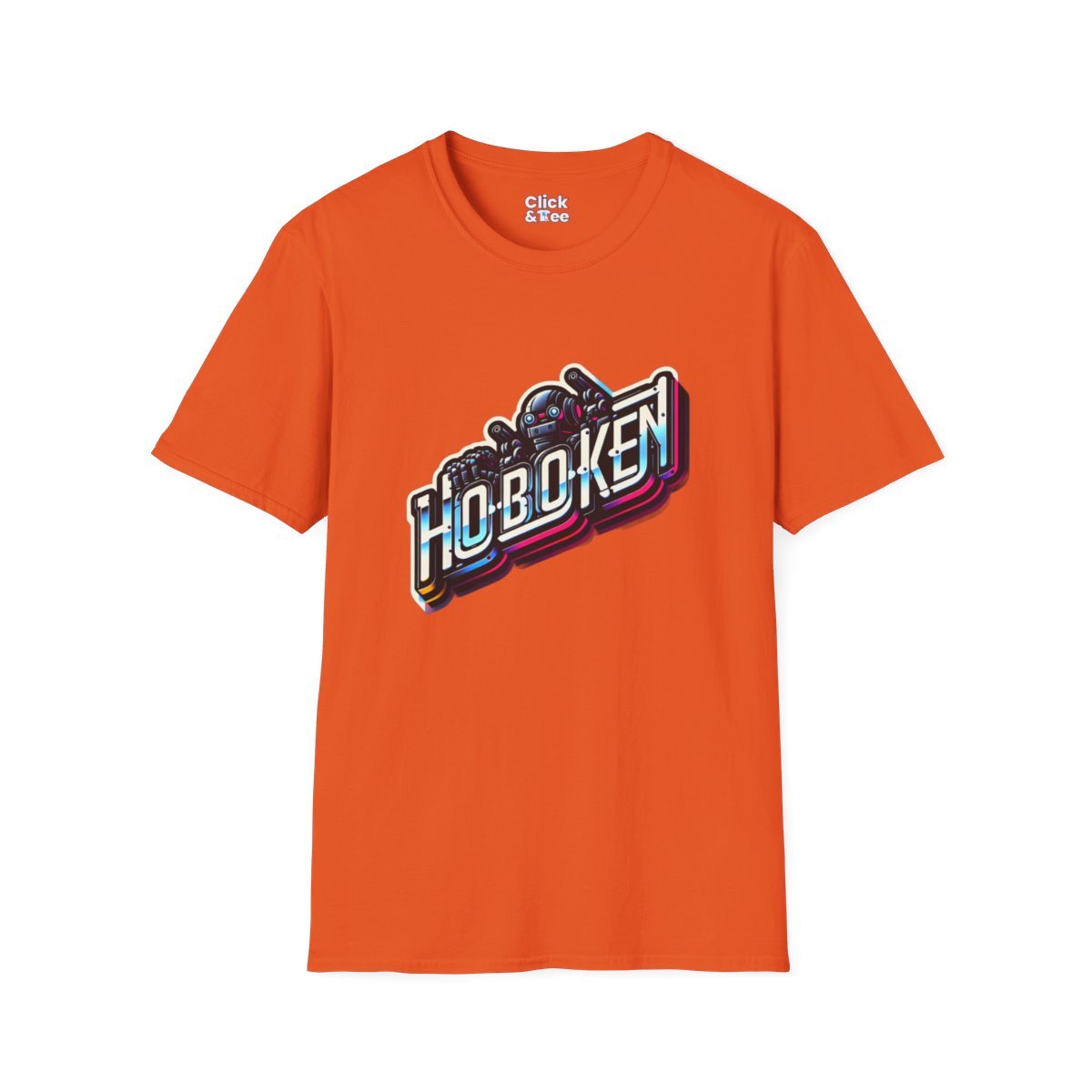 SynthwaveBubble Letters Unique T-Shirt Image 9