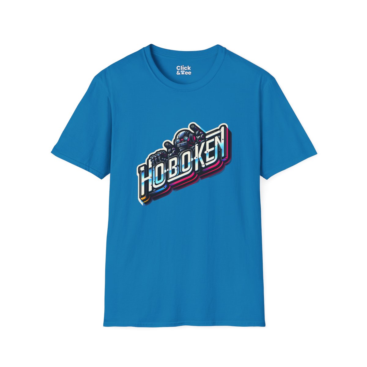 SynthwaveBubble Letters Unique T-Shirt Image 15