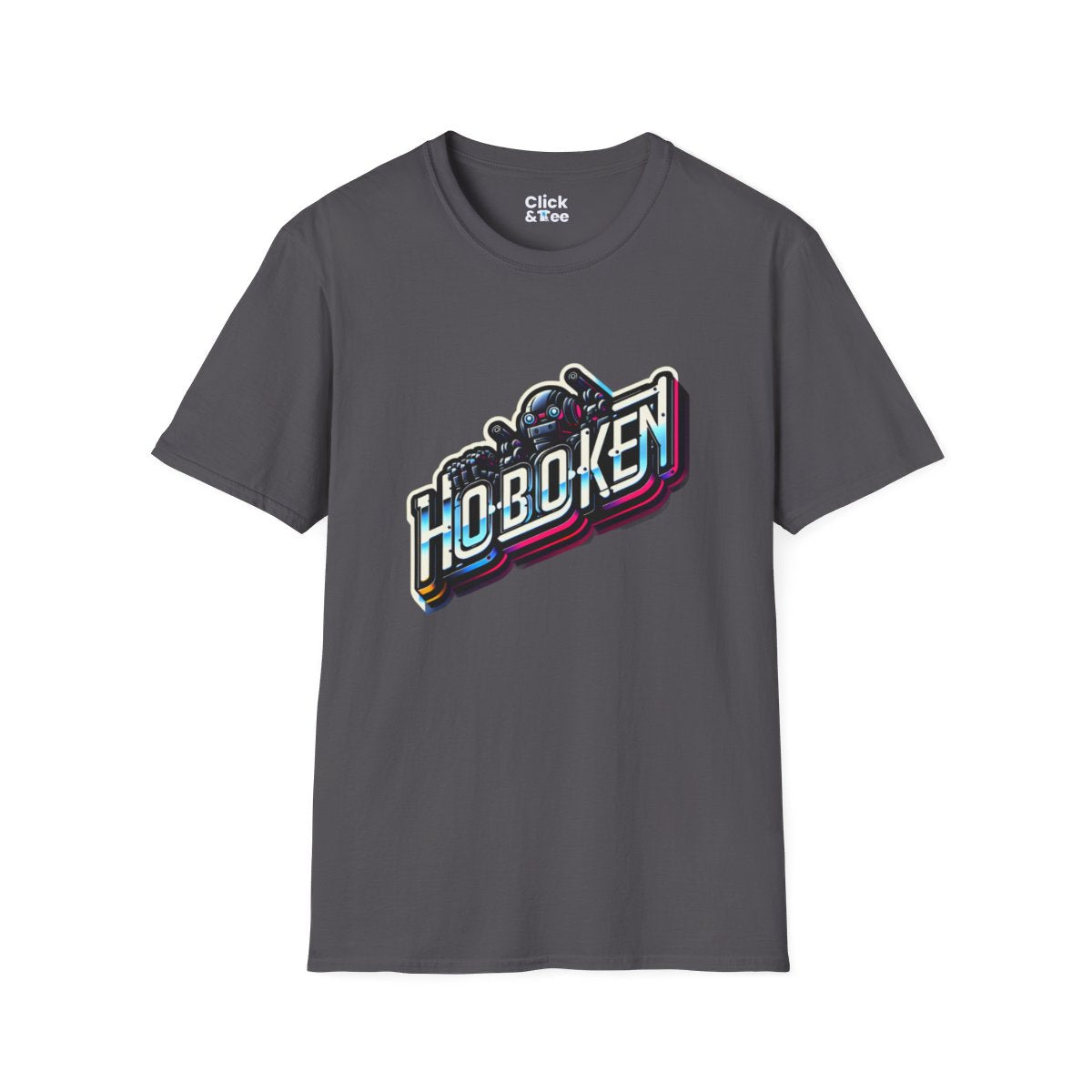 SynthwaveBubble Letters Unique T-Shirt Image 16