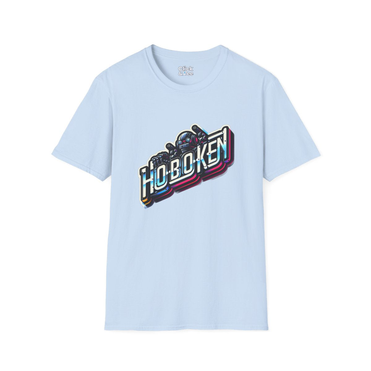 SynthwaveBubble Letters Unique T-Shirt Image 14
