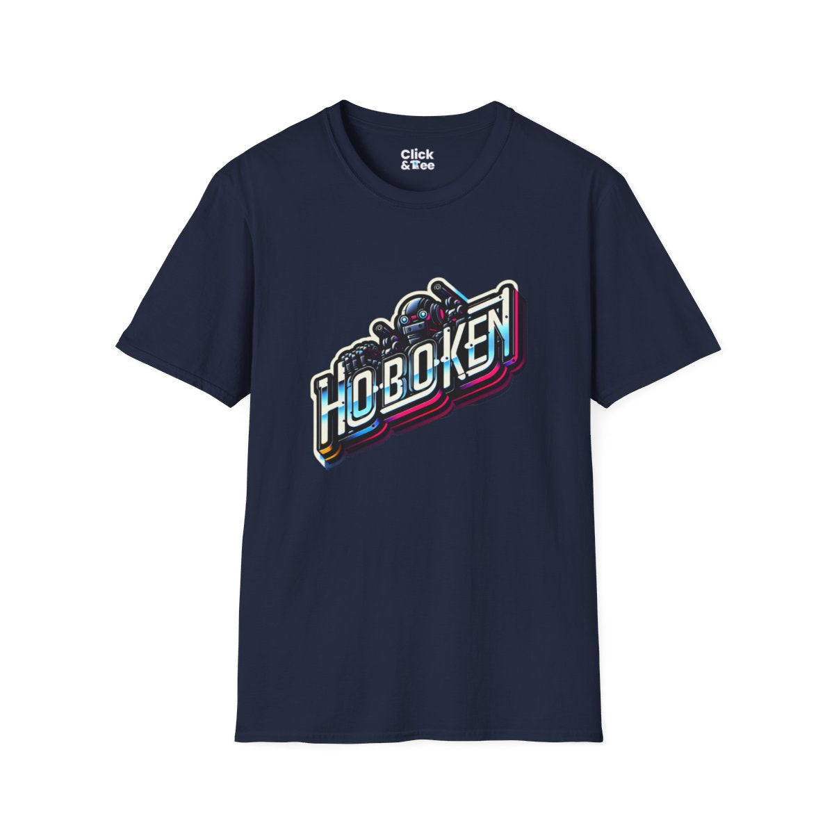 SynthwaveBubble Letters Unique T-Shirt Image 18