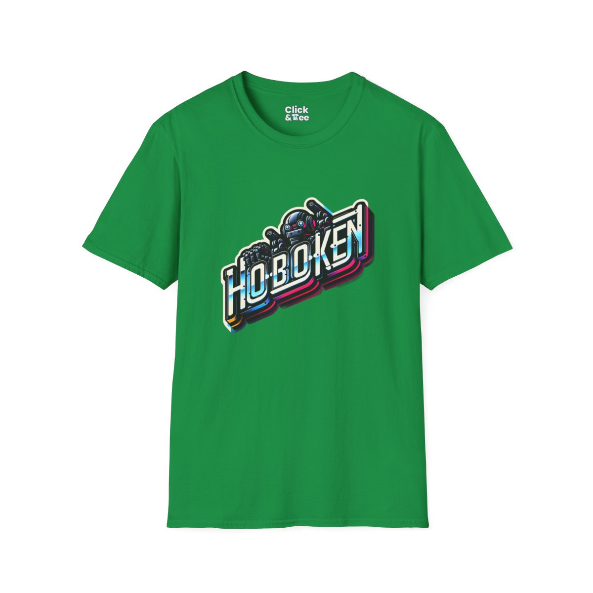 SynthwaveBubble Letters Unique T-Shirt Image 12