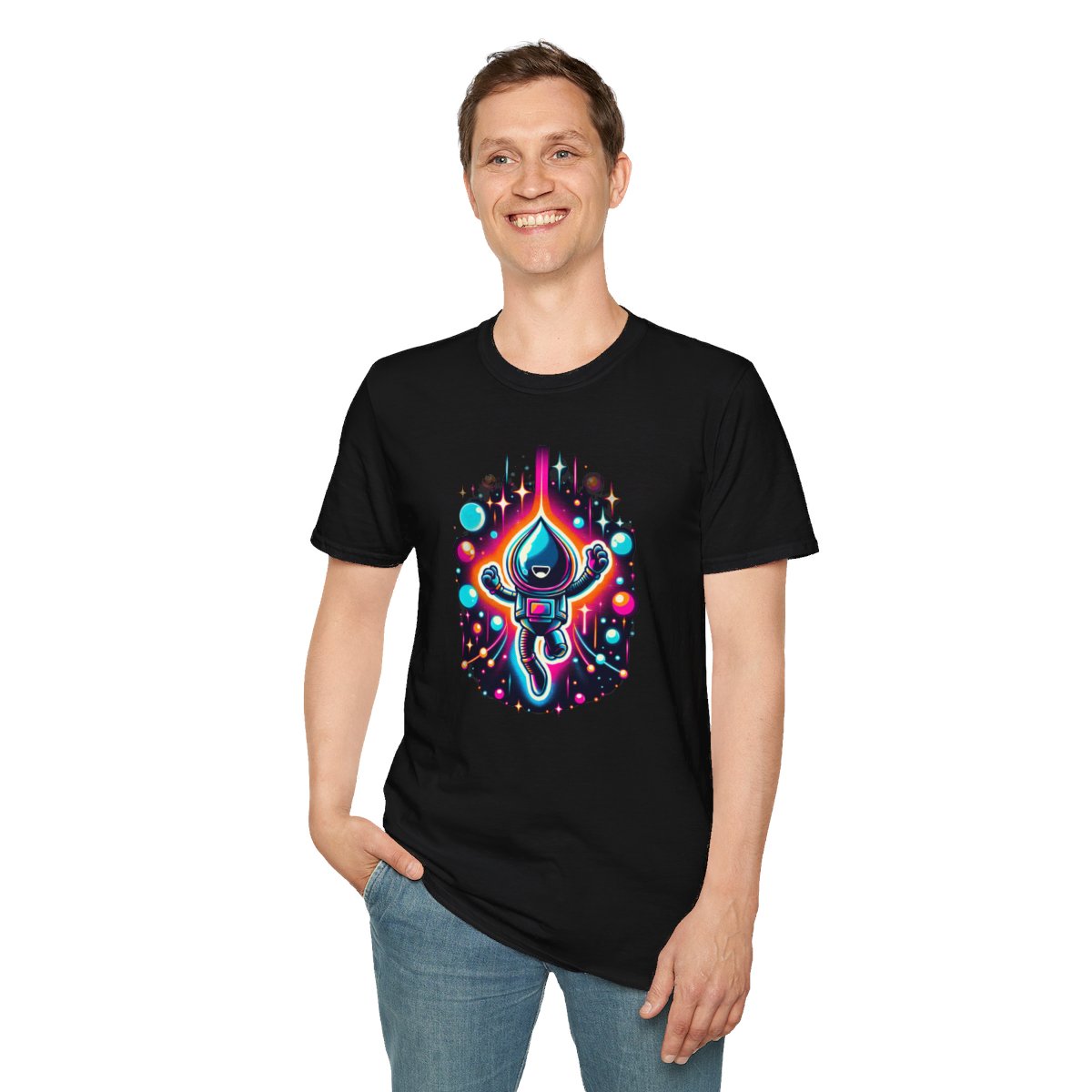SynthwaveSpace pioneer Unique T-Shirt Image 4
