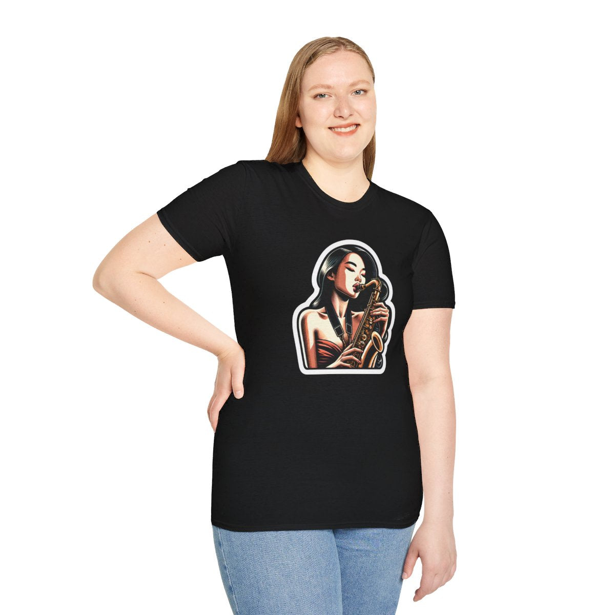 VintageConfident Woman Unique T-Shirt Image 8
