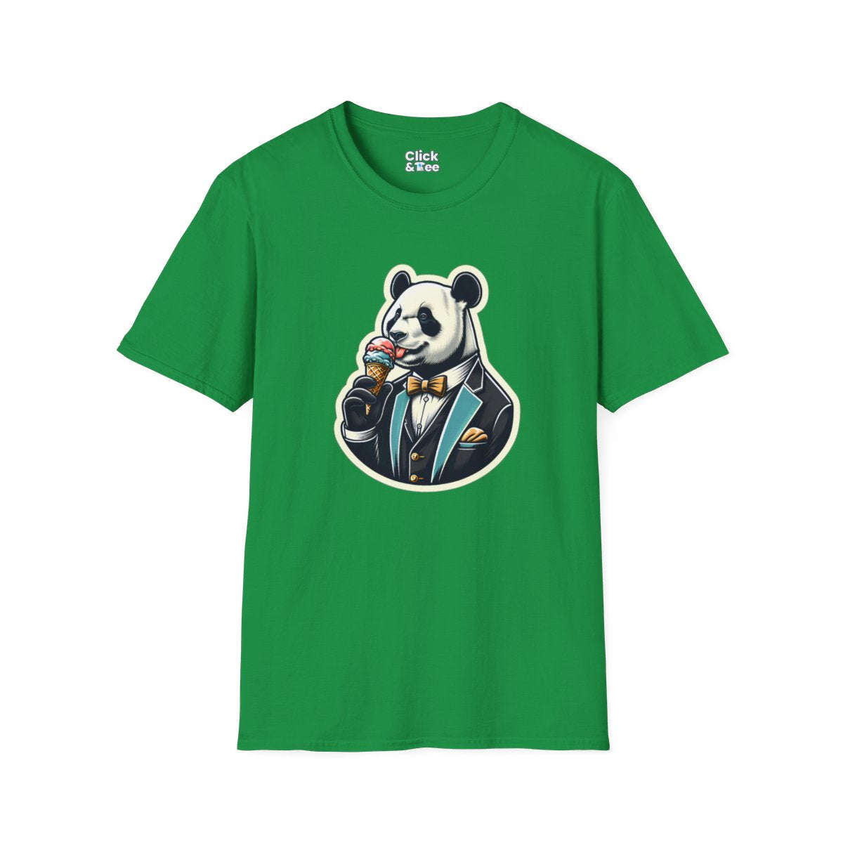 VintagePanda in a Suit Unique T-Shirt Image 12