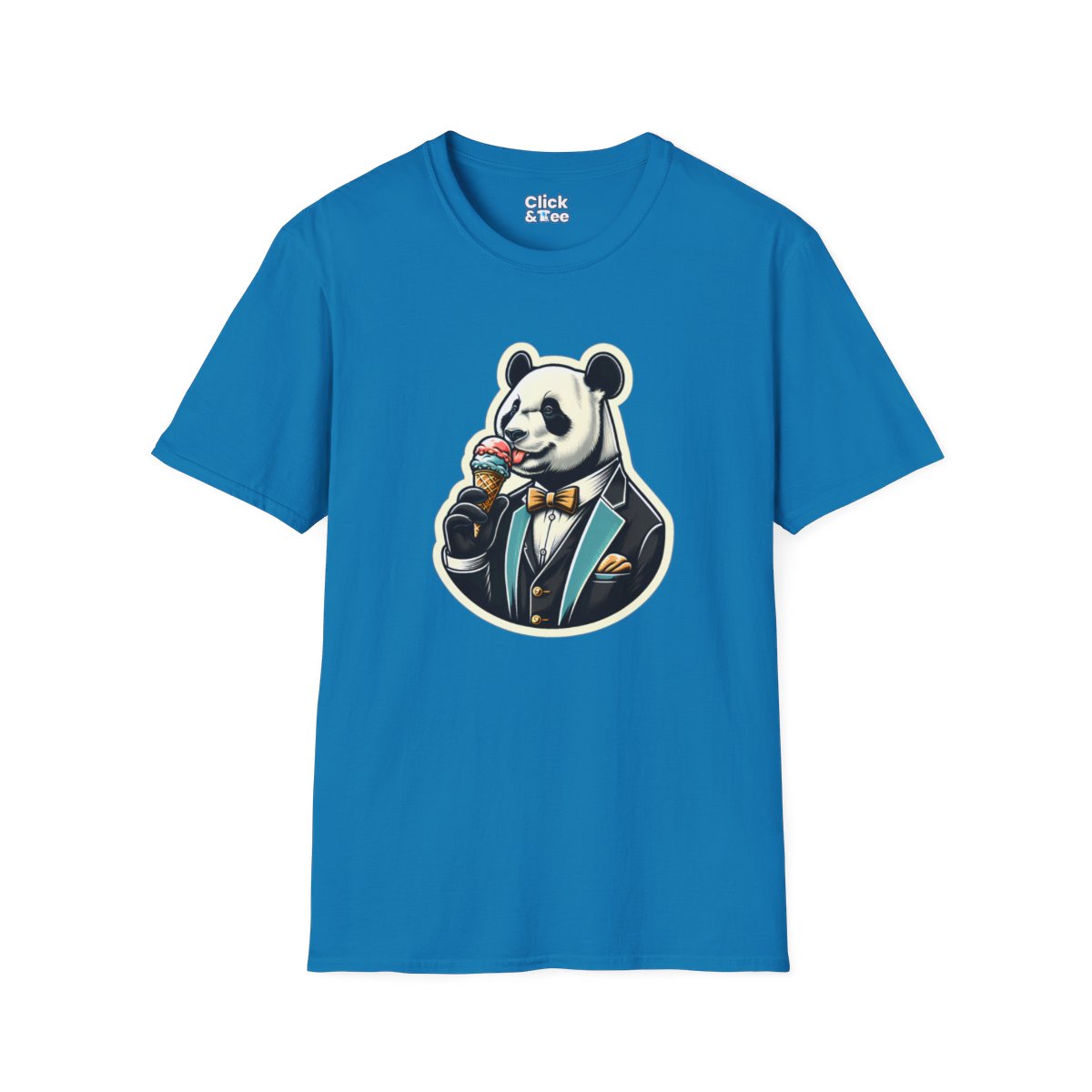 VintagePanda in a Suit Unique T-Shirt Image 15