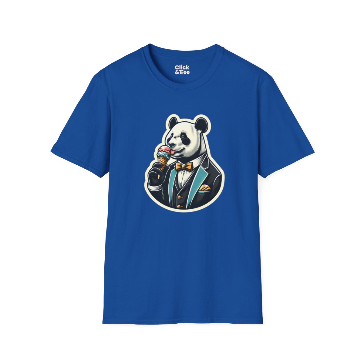 VintagePanda in a Suit Unique T-Shirt Image 17