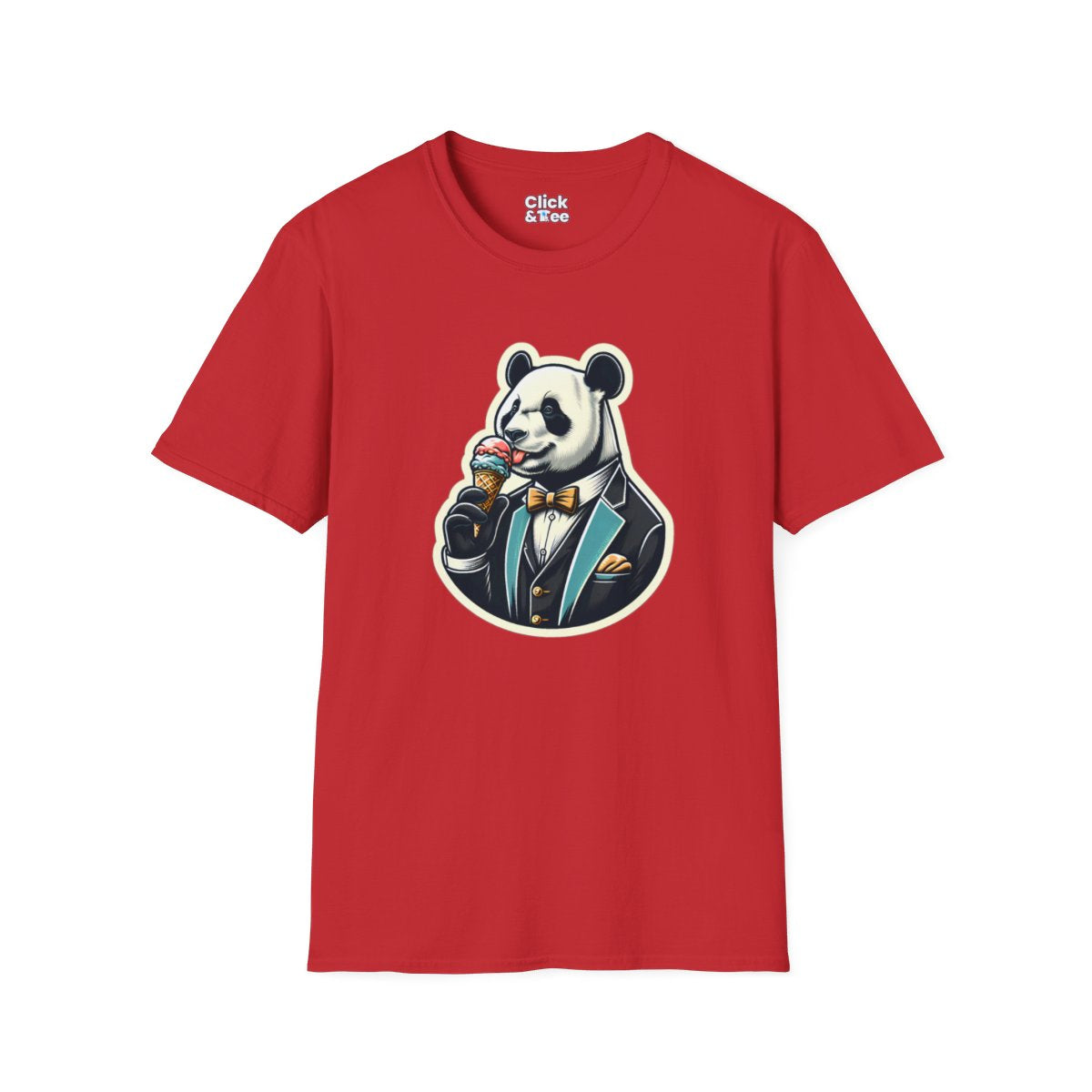 VintagePanda in a Suit Unique T-Shirt Image 20