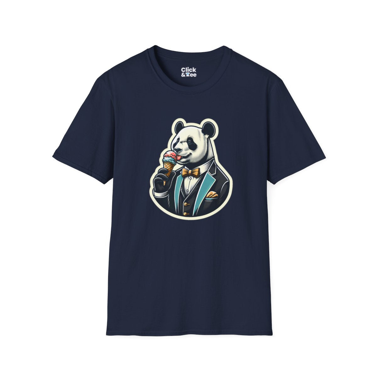 VintagePanda in a Suit Unique T-Shirt Image 18