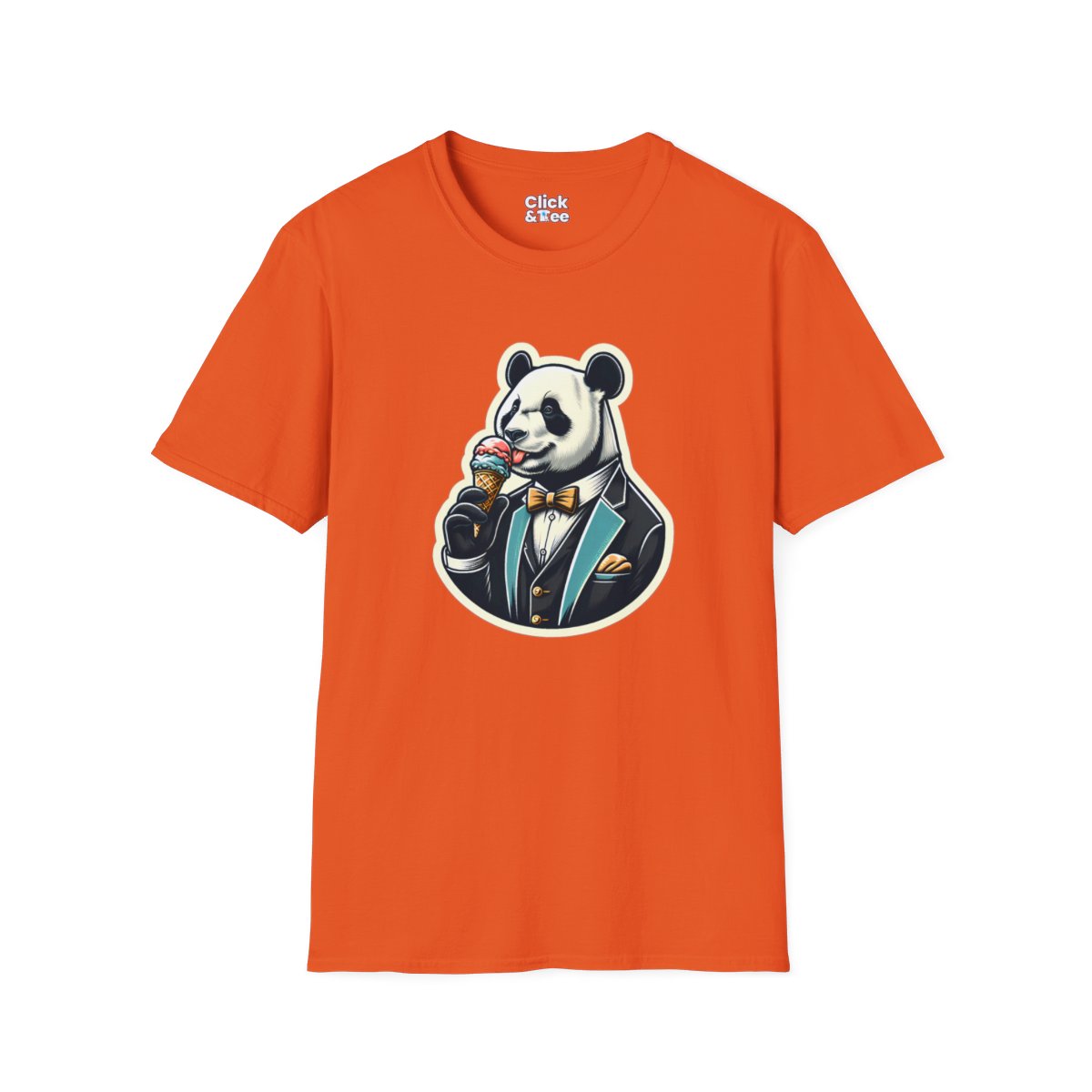 VintagePanda in a Suit Unique T-Shirt Image 9