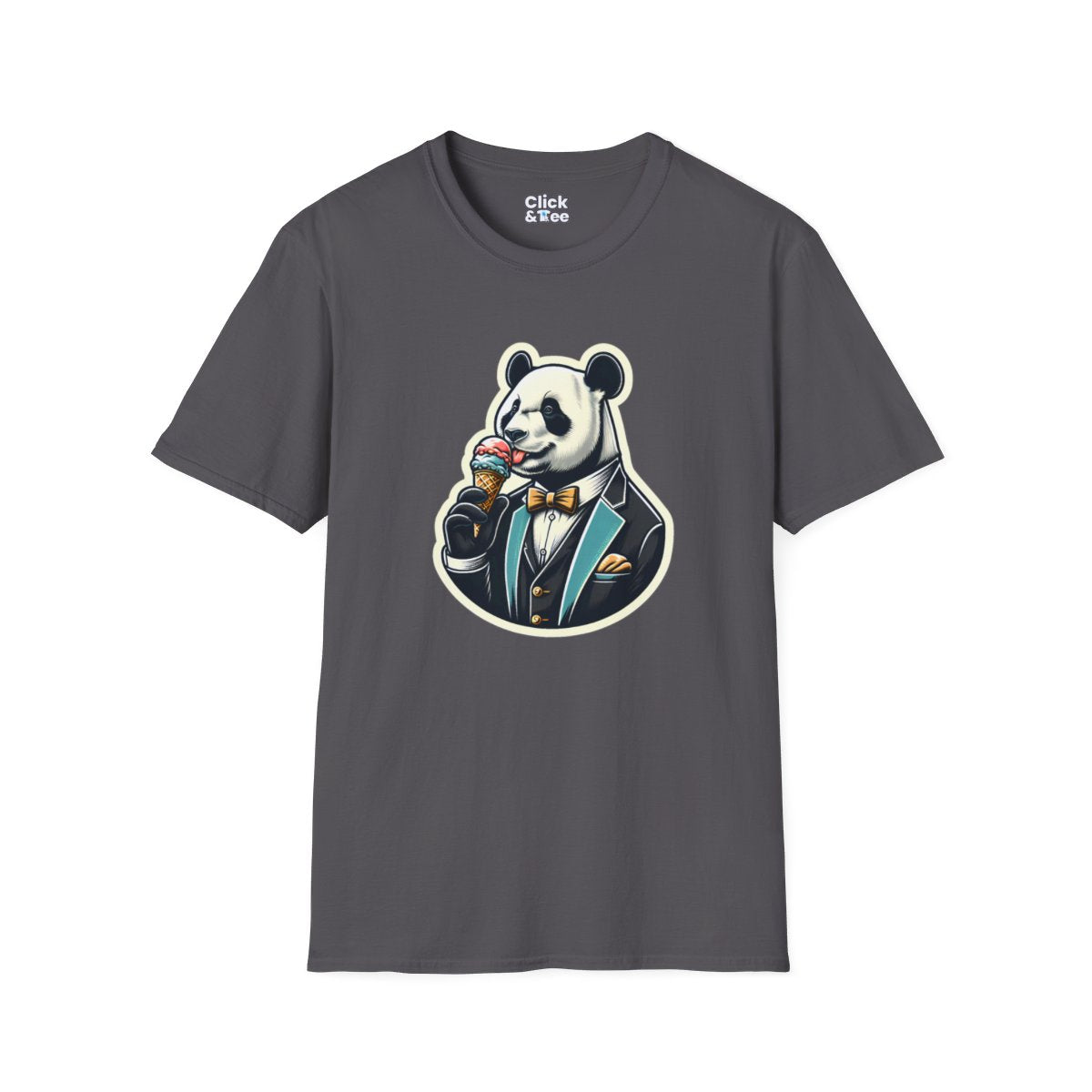 VintagePanda in a Suit Unique T-Shirt Image 16