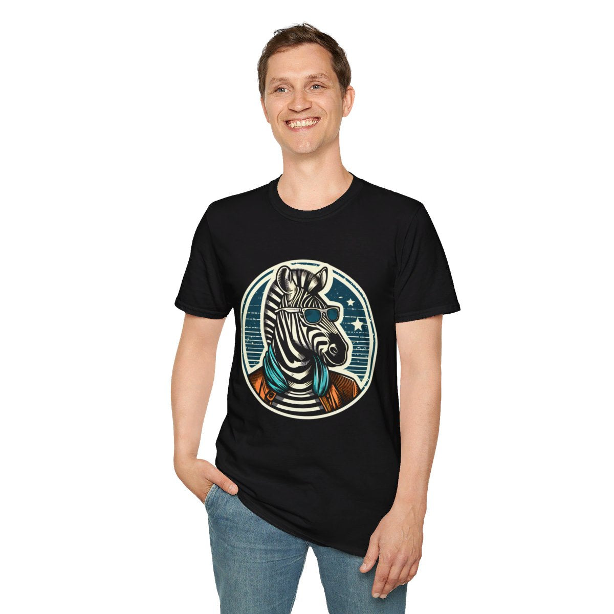 VintageZebra Unique T-Shirt Image 4