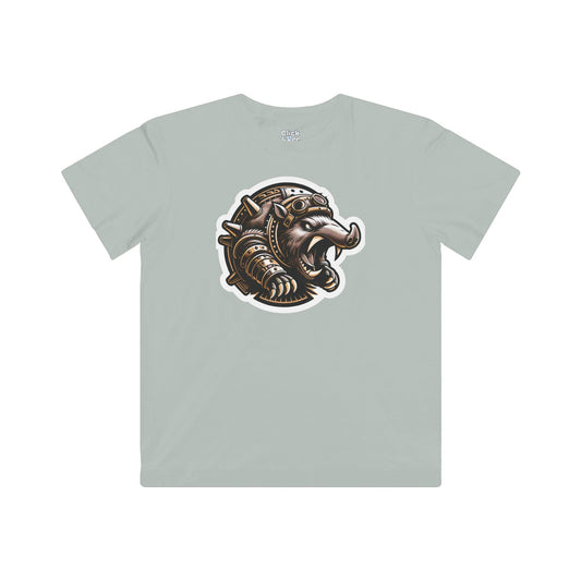 Kids Steampunk T-Shirt - angry aardvark aardvark growling  - Steampunk Style T-Shirt