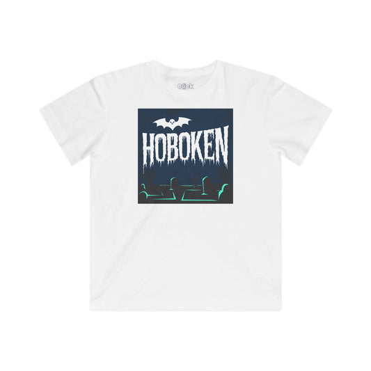 Kids Graphic Art T-Shirt - Spooky Letter Art Flying - Graphic Art Style T-Shirt - 02