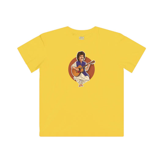 Kids Cartoon T-Shirt - Funny Shahrukh Khan Playing Guitar - Cartoon Style T-Shirt