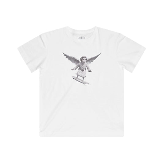 Kids 3D T-Shirt - Confused Guardian Hoverboarding - 3D Style T-Shirt