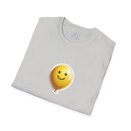 3DYellow Balloon Unique T-Shirt Image 1