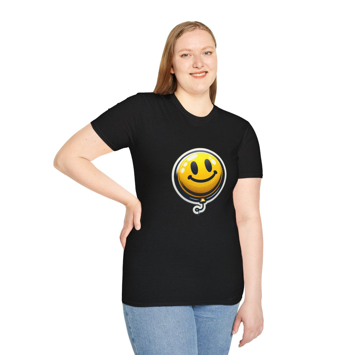 3DYellow Balloon Unique T-Shirt Image 8