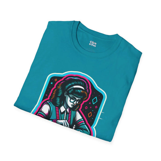 80s NeonNerd Unique T-Shirt Image 1