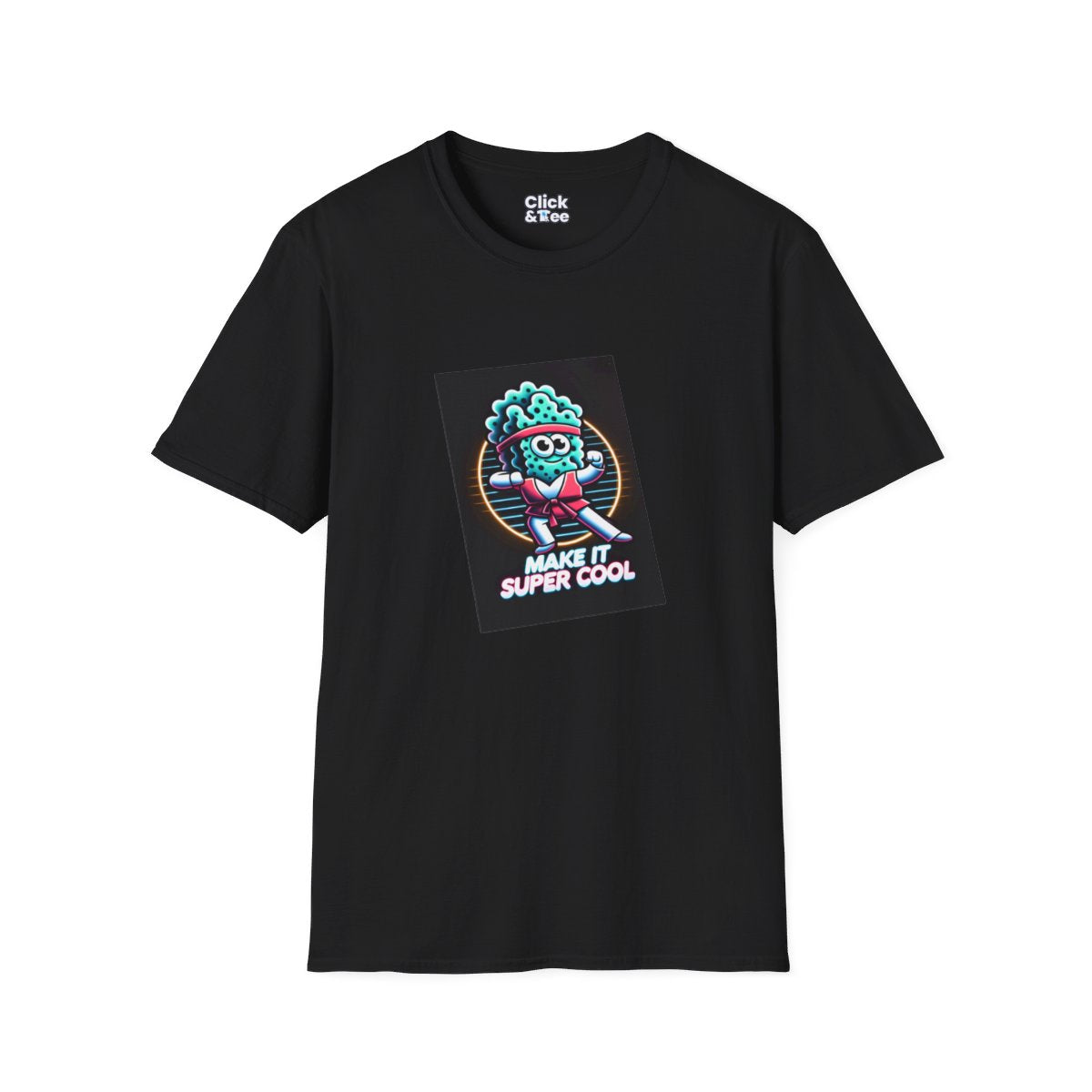 80s NeonSpongebob Unique T-Shirt  Image 3