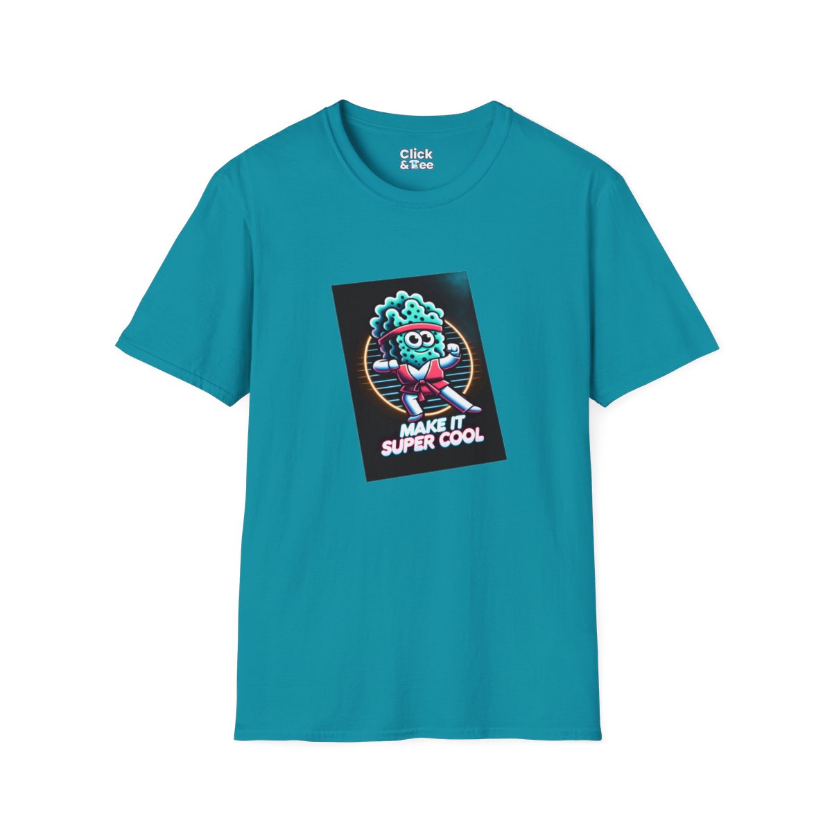 80s NeonSpongebob Unique T-Shirt Image 13
