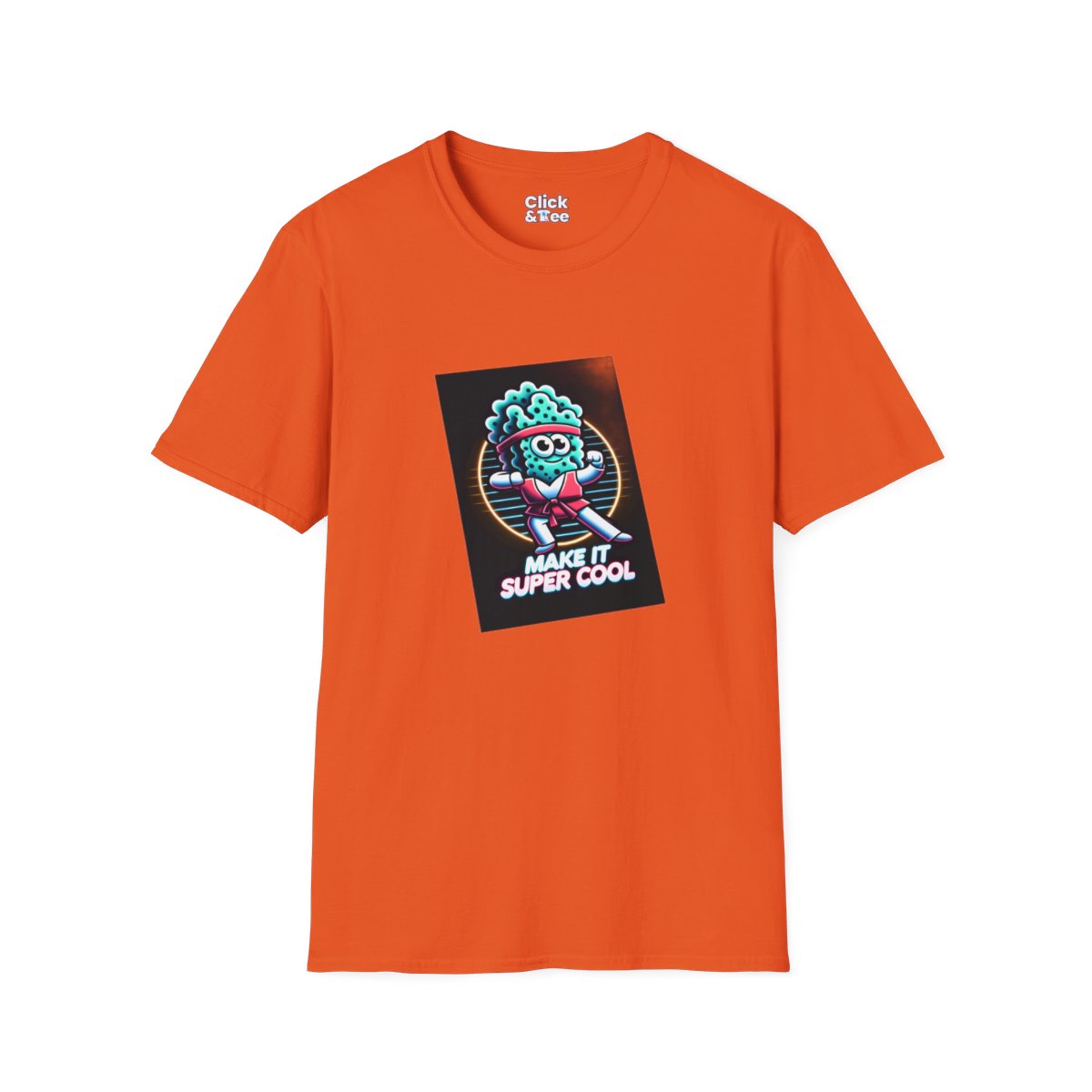 80s NeonSpongebob Unique T-Shirt Image 9