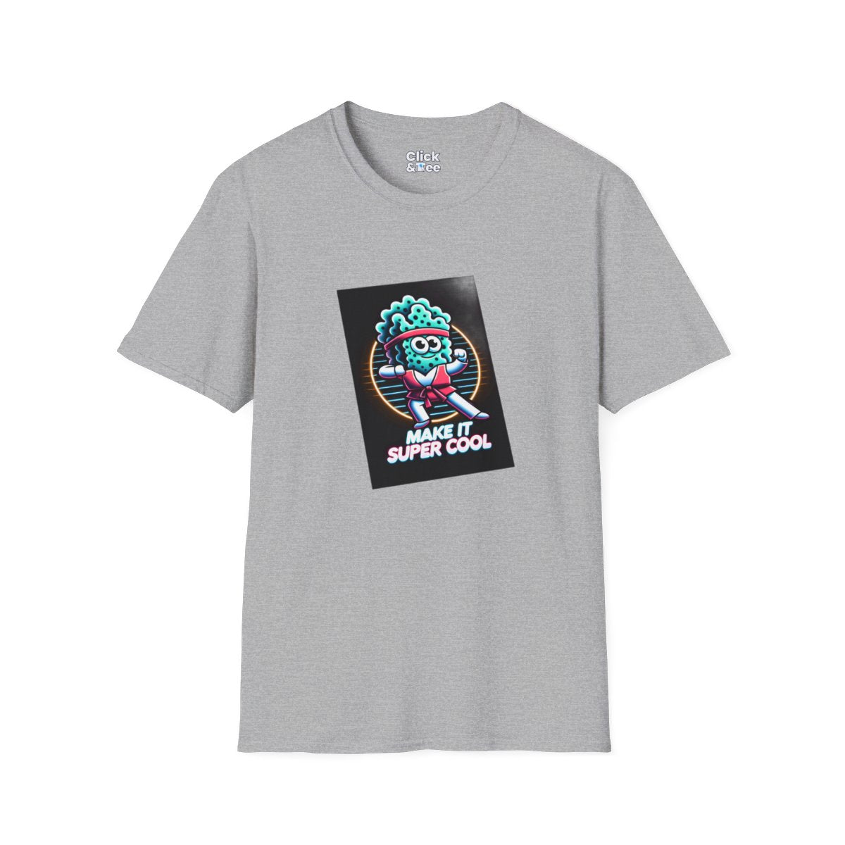 80s NeonSpongebob Unique T-Shirt  Image 2