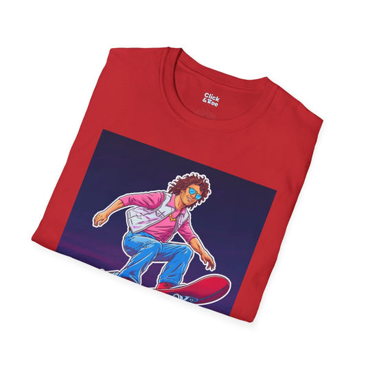 80s NeonAdventurer Unique T-Shirt Image 1