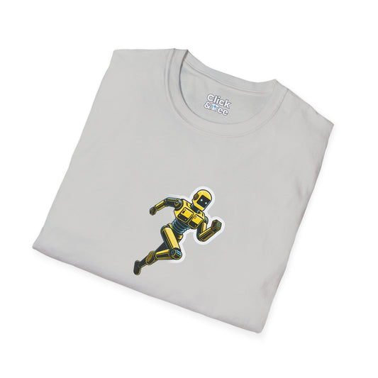 80s NeonRobot Unique T-Shirt Image 1