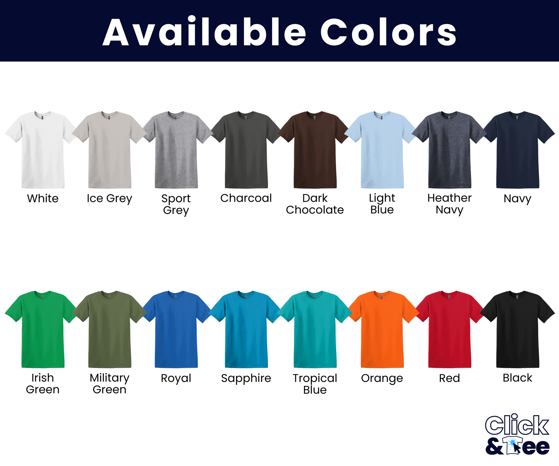 T-Shirt Colors