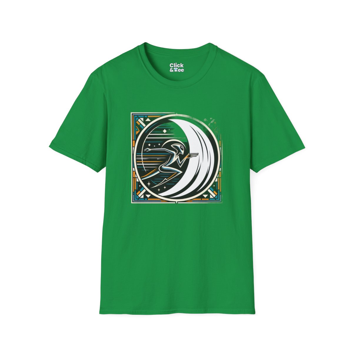 Art DecoAlien Unique T-Shirt Image 12