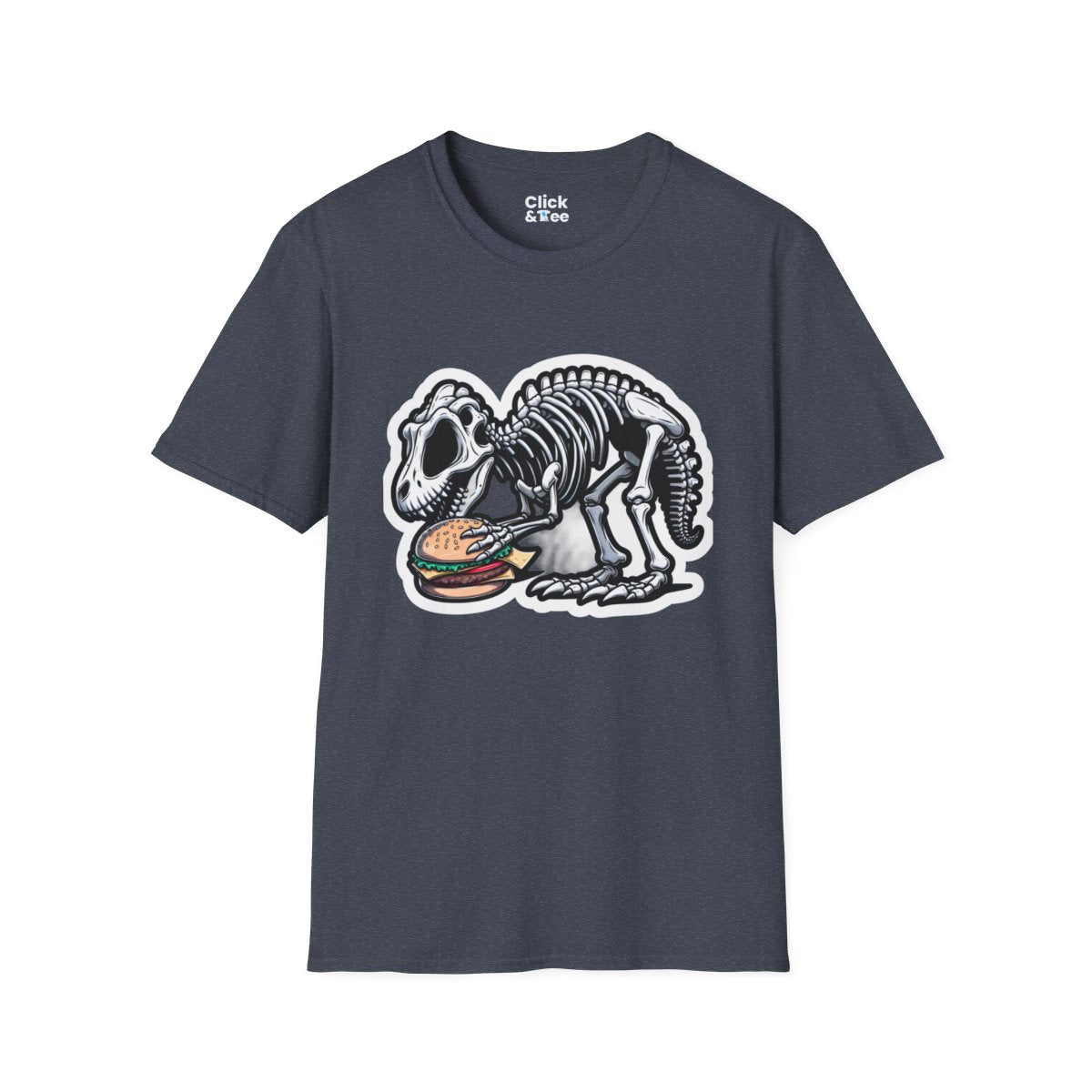 CartoonDinosaur skeleton Unique T-Shirt Image 19