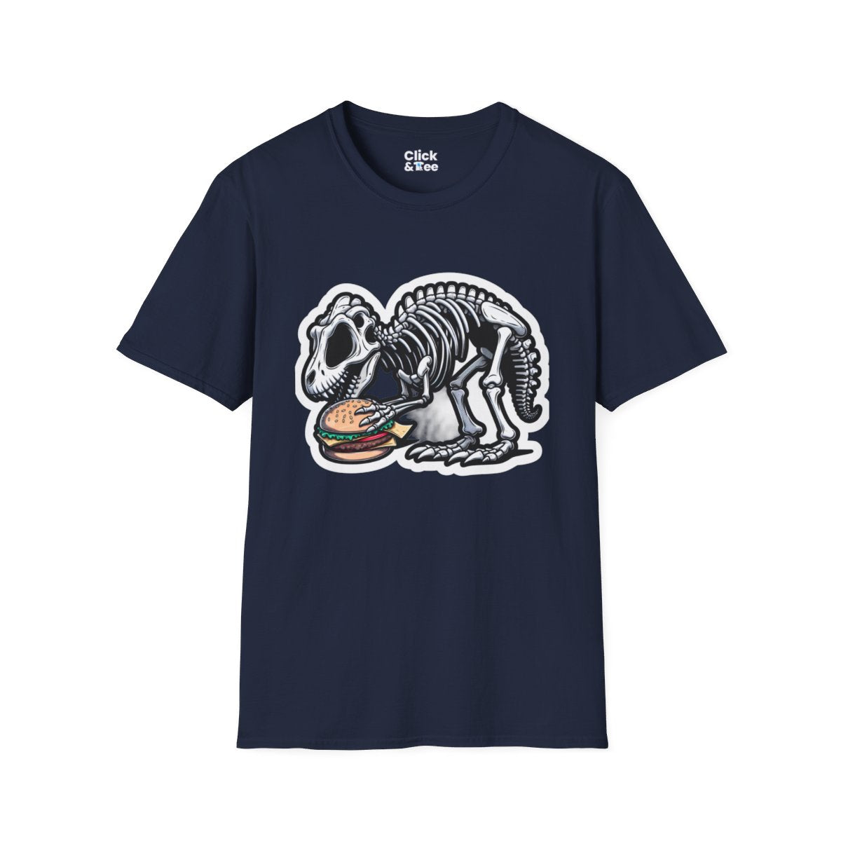CartoonDinosaur skeleton Unique T-Shirt Image 18