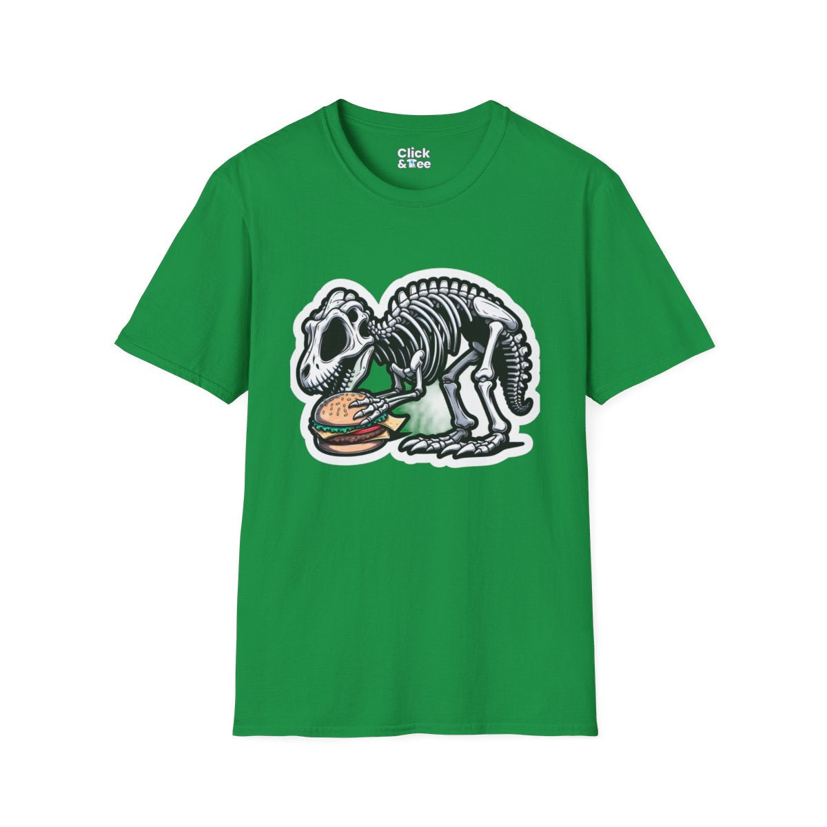 CartoonDinosaur skeleton Unique T-Shirt Image 12