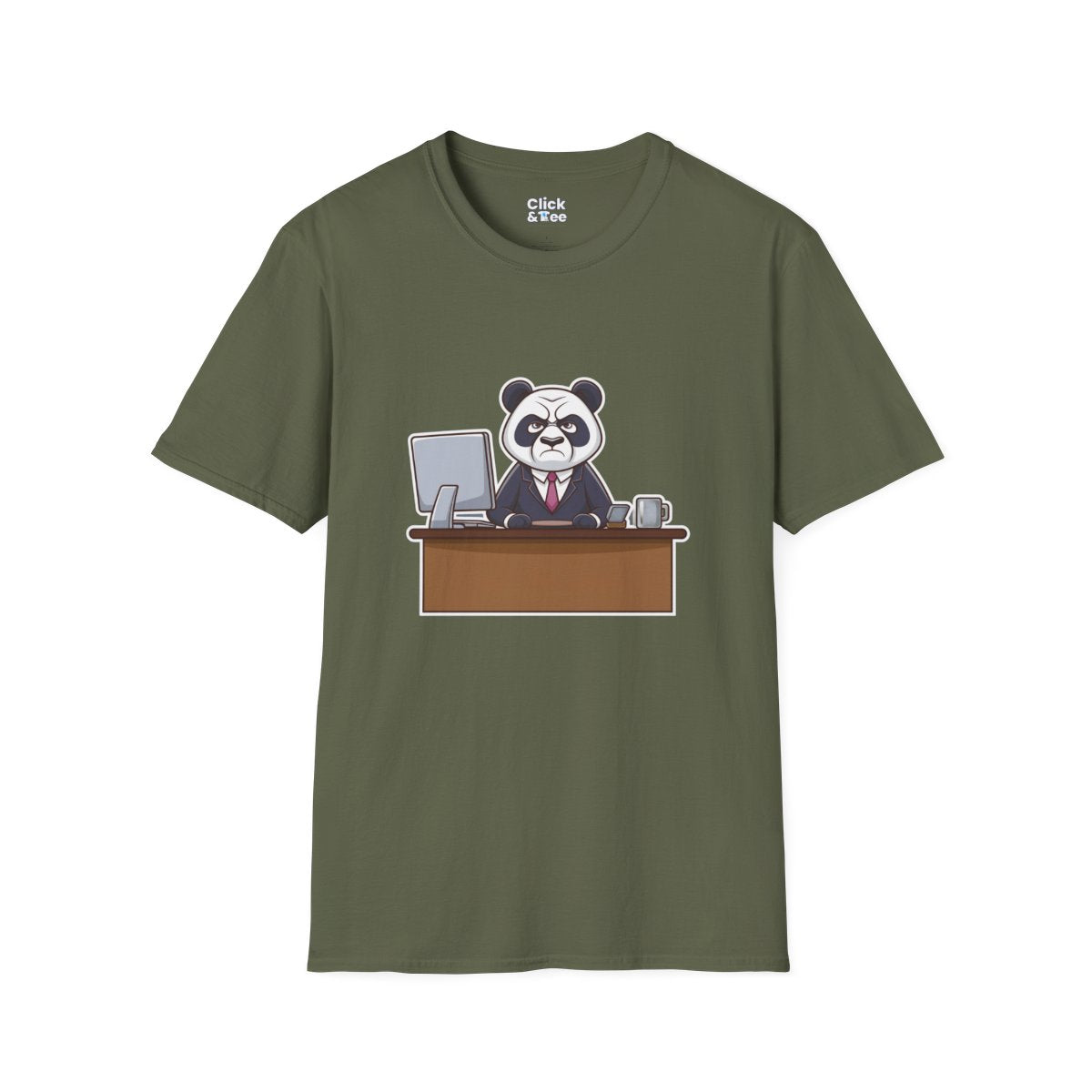 CartoonPanda in a Suit Unique T-Shirt Image 17