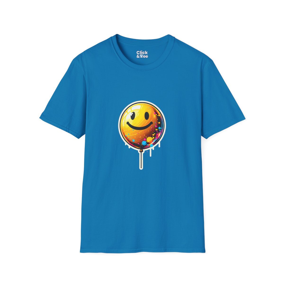 Color SplatterYellow Balloon Unique T-Shirt Image 15