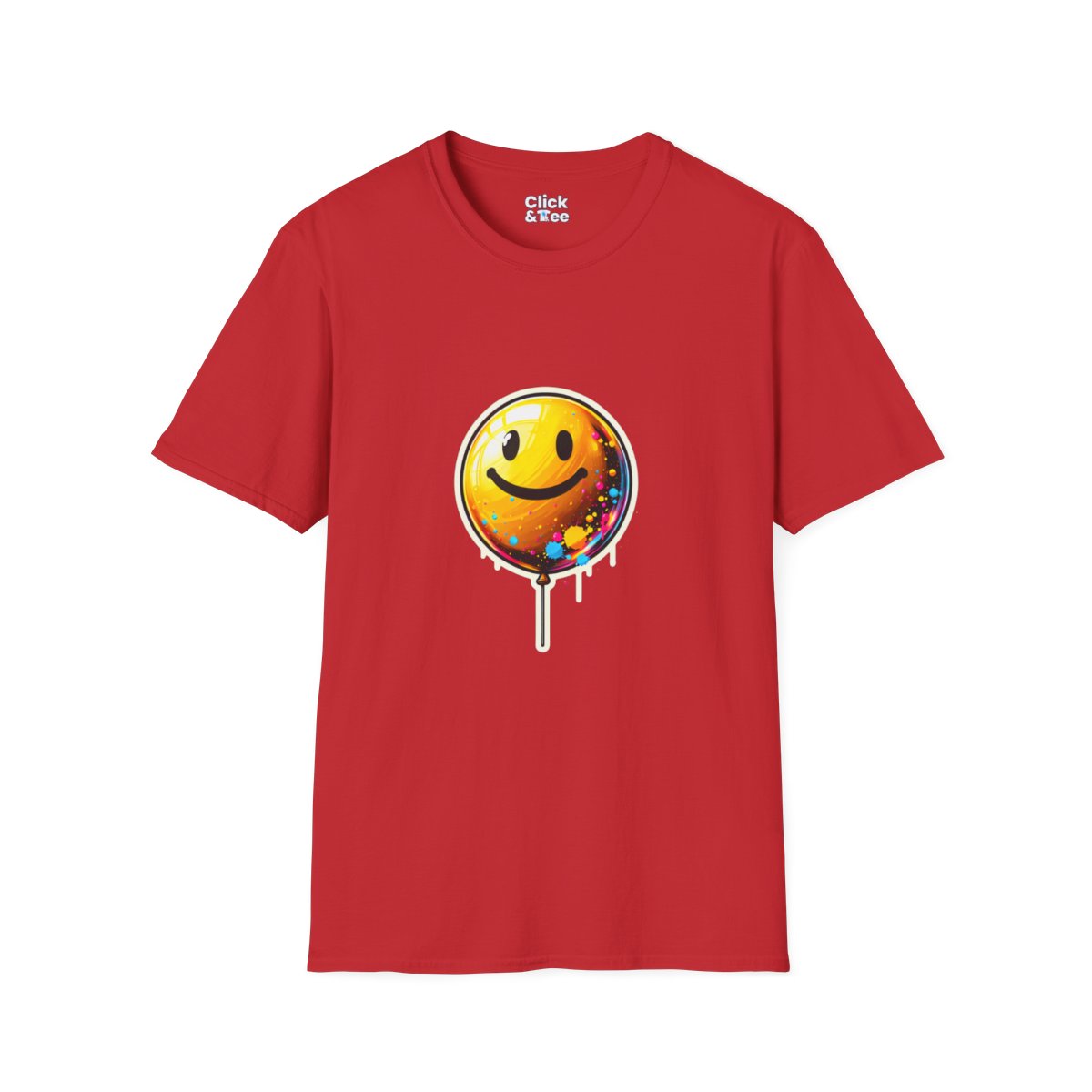 Color SplatterYellow Balloon Unique T-Shirt Image 20
