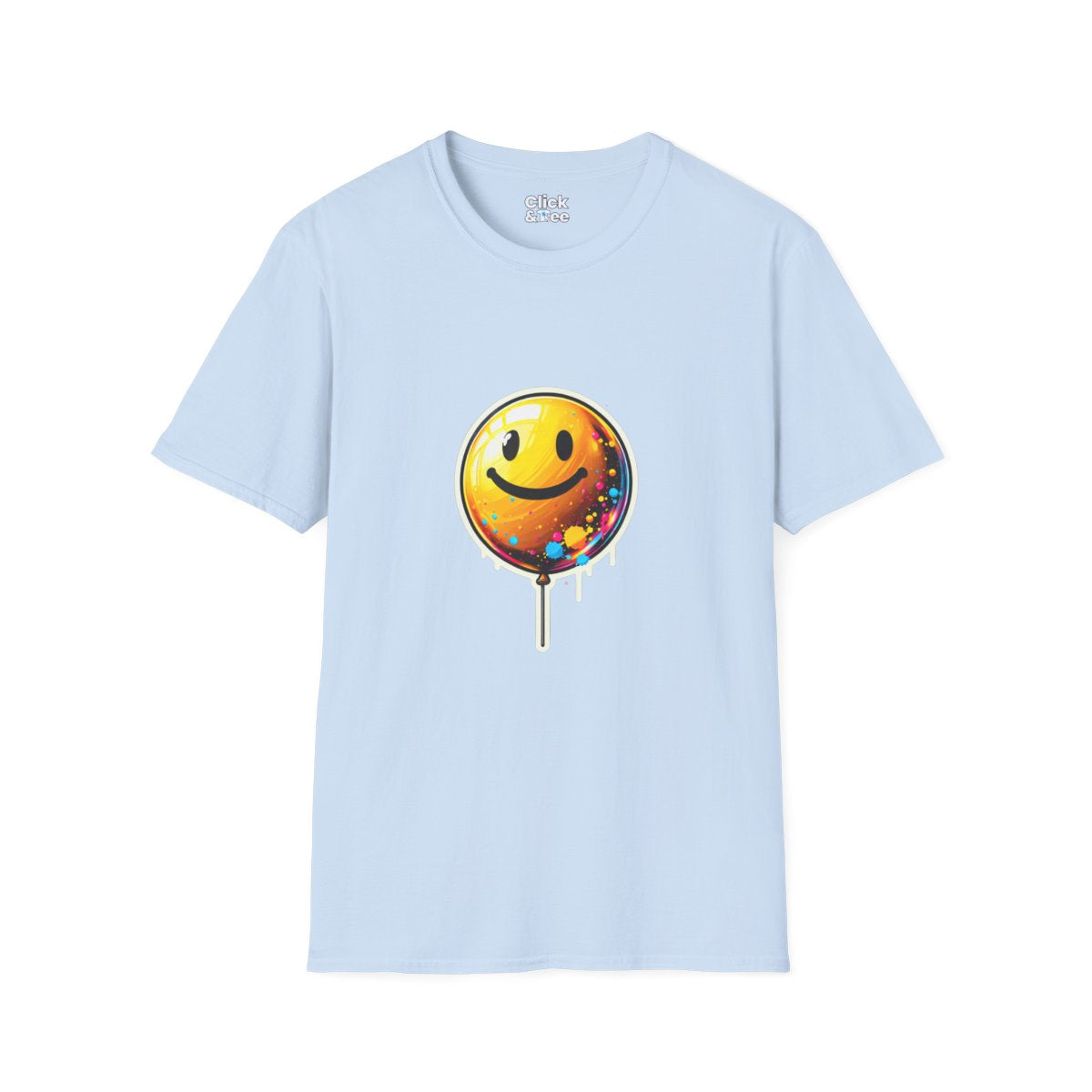 Color SplatterYellow Balloon Unique T-Shirt Image 14