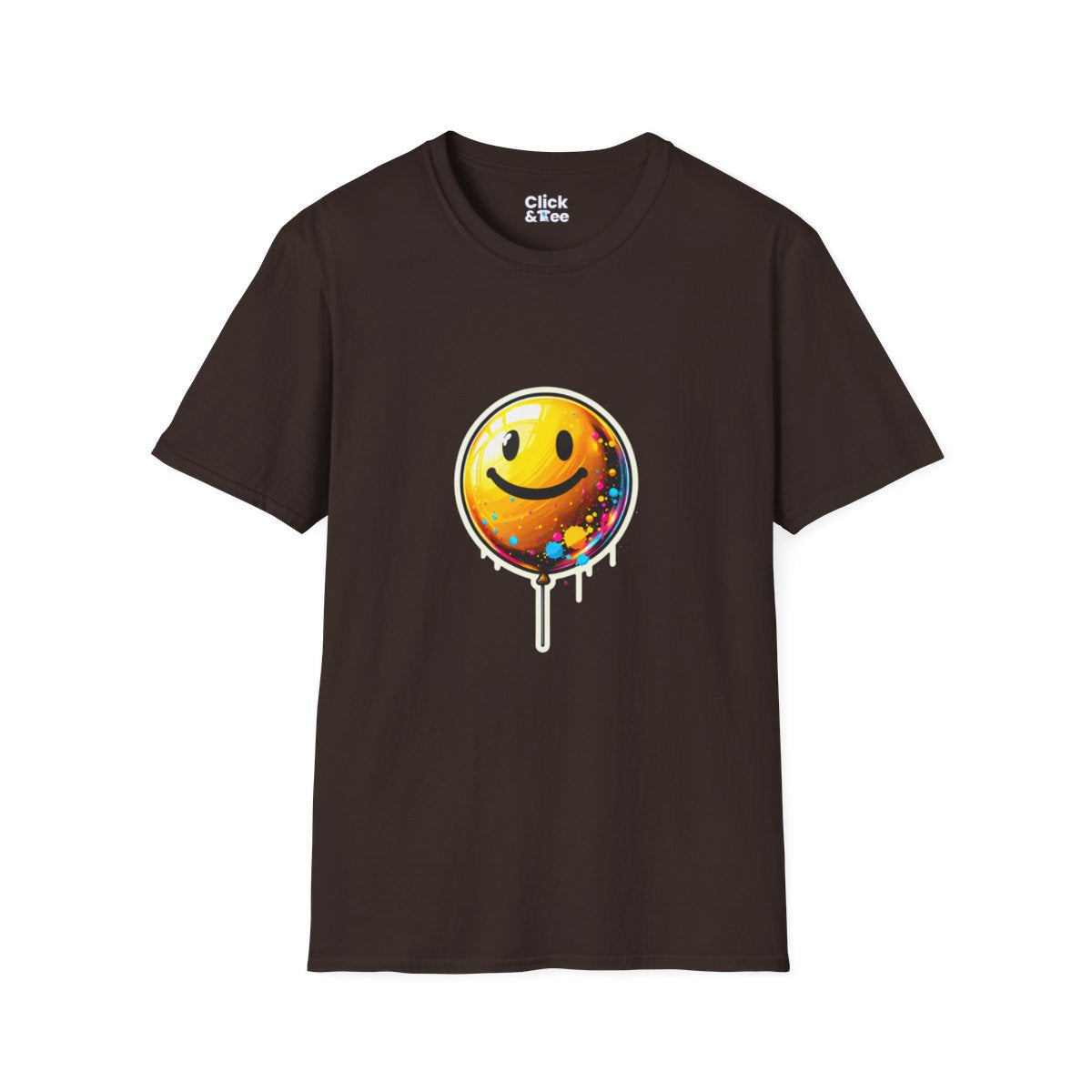Color SplatterYellow Balloon Unique T-Shirt Image 10